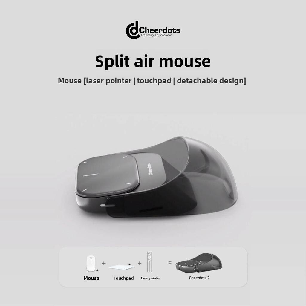 Cheerdots2 Split air mouse três-em-um Bluetooth caneta de fala inteligente PPT Laser página Flip caneta portátil sem fio