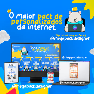 +3500 Convites Editáveis no Canva + Todos os Bônus