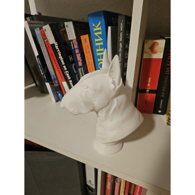 Busto Bull Terrier Decorativo 17cm