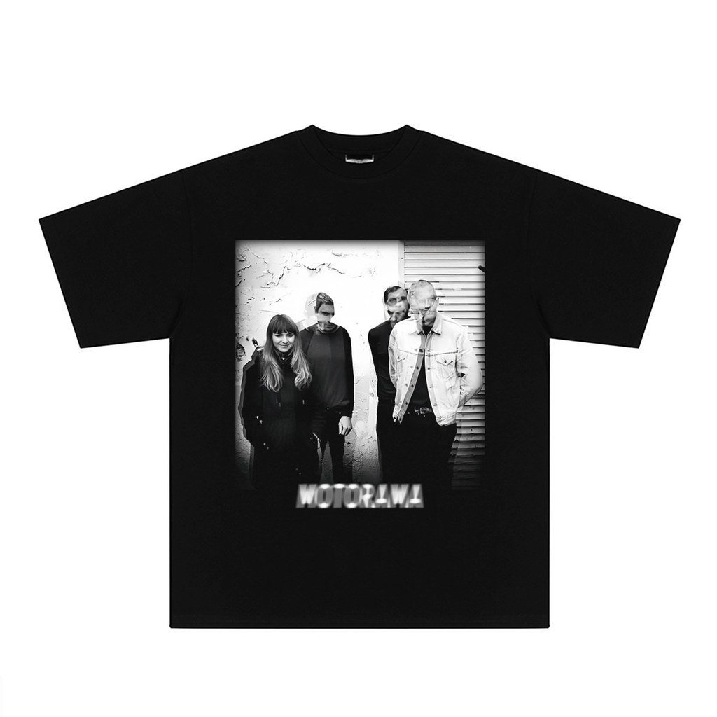 Music.Soul Camiseta Motorama Russian Post Punk T Shirt Banda Oversized Algodão Puro Confortável Estilosa Retrô Moda C...