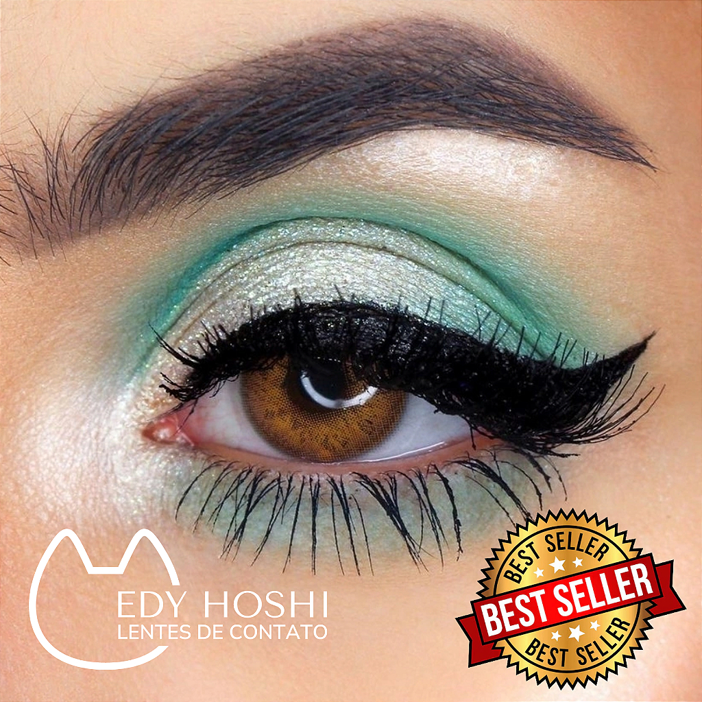 COM GRAU - Lente de Contato Edy Hoshi Russian Brown - ANUAL - NATURAL