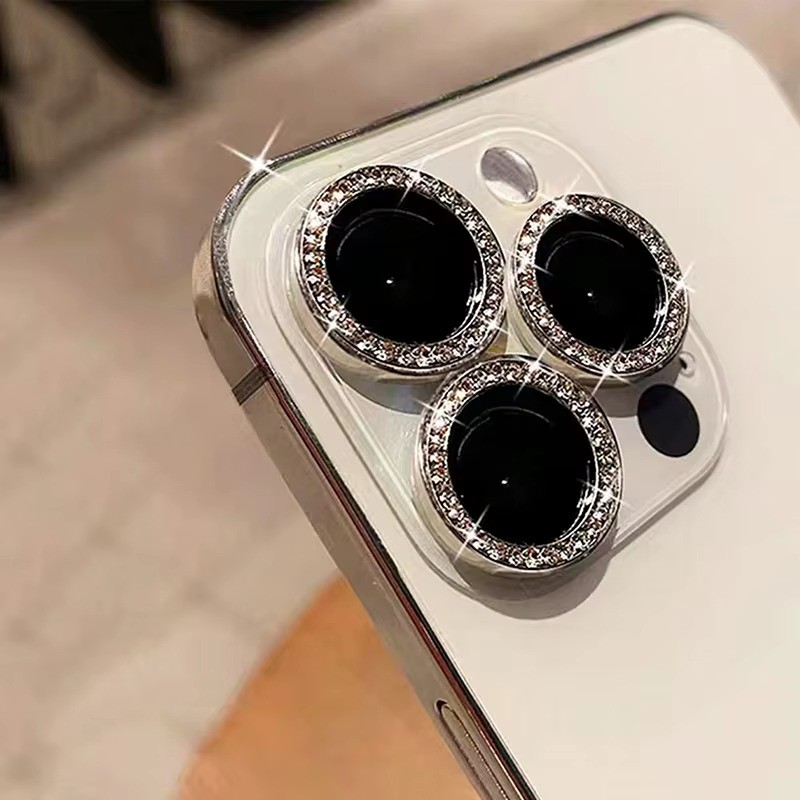 Película Protetora de Câmera Brilhante Para iPhone 11 Pro 12 13 Mini 14 15 Max 16 17 Air Normal Resistente e Durável