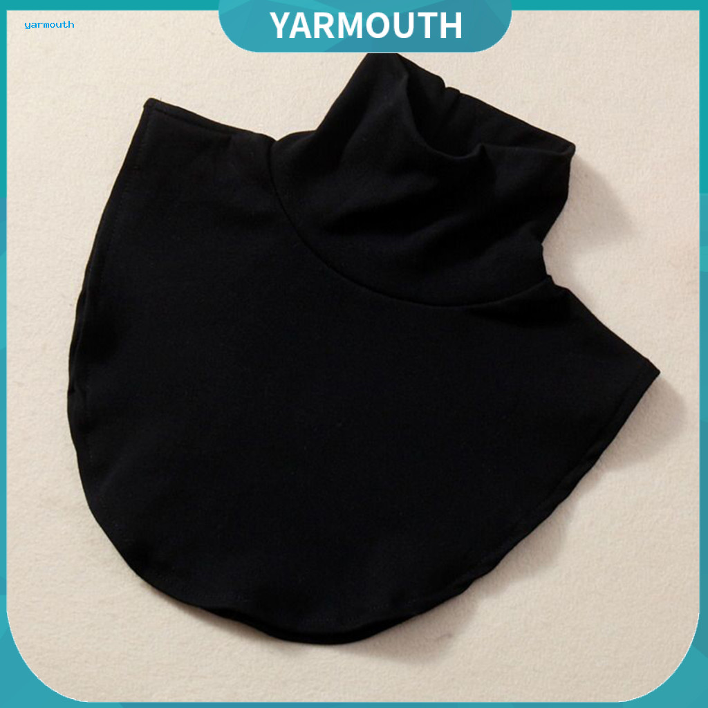 Solid Color Fake Collar Versatile Women’s Elastic High Neck Autumn Winter False Detachable Turtleneck for Style