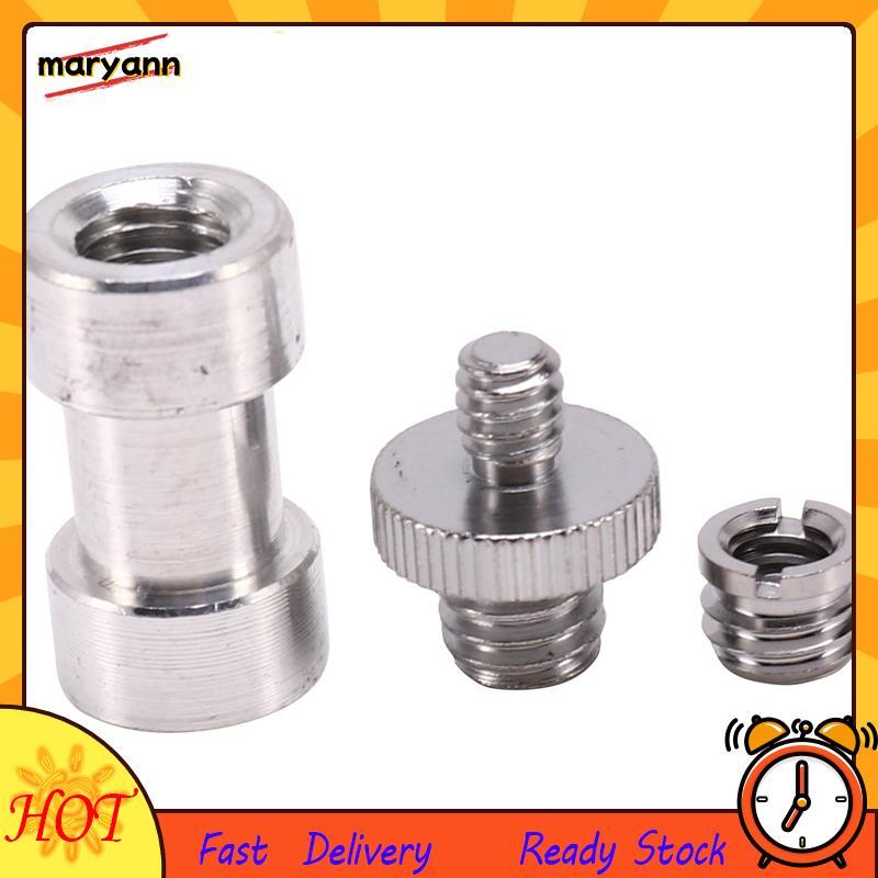 Parafusos De Tripé De 1/4 De Polegada 3/8 Para Adaptador De Suporte De Câmera De Guarda-Chuva Luz