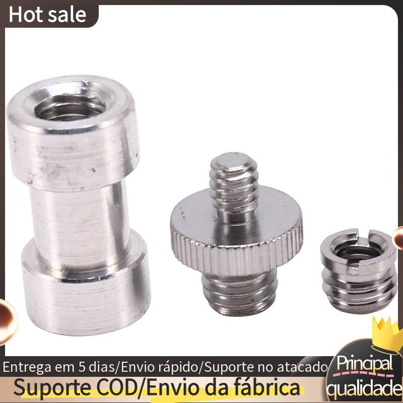 Parafusos De Tripé De 1/4 De Polegada 3/8 Para Adaptador De Suporte De Câmera De Guarda-Chuva Luz