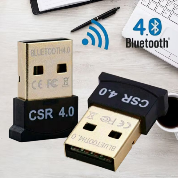 Mini Adaptador Bluetooth 4.0 USB para PC e Notebook – Windows 7/8/10 – Plug and Play