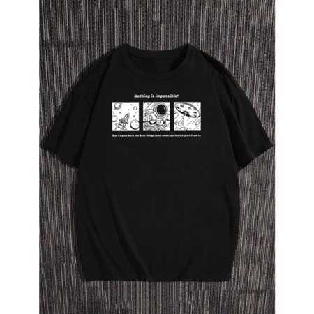 Camiseta Masculino Feminino Com Estampado Moda 2023
