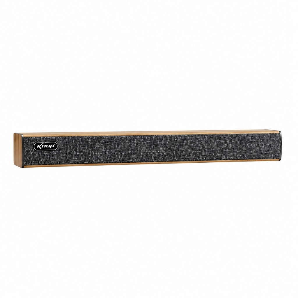 Caixa de Som para TV Knup KP-6035BH Soundbar 60W Bluetooth 5.0 HDMI Óptico RCA Bivolt Parede