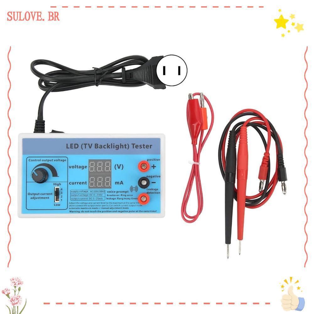 SULOVEDU LED TV Backlight Tester , Tensão De Saída Ajustável 0-230V Strips Plug 110V