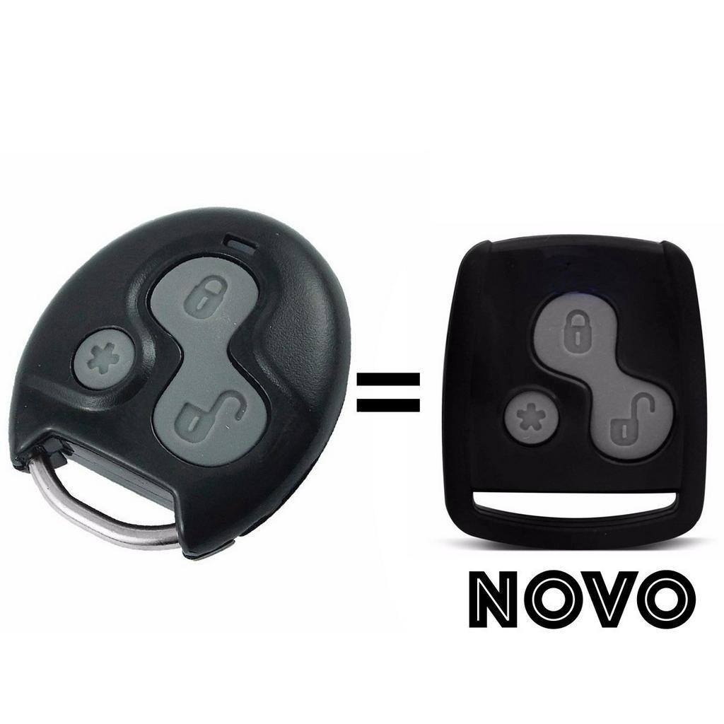 Controle Alarme Olimpus 3 Botoes Led Azul Novo Original
