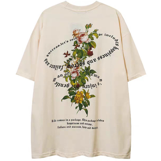 Camiseta Oversized Masculino Feminino Com Estampado Moda 2023 algodao