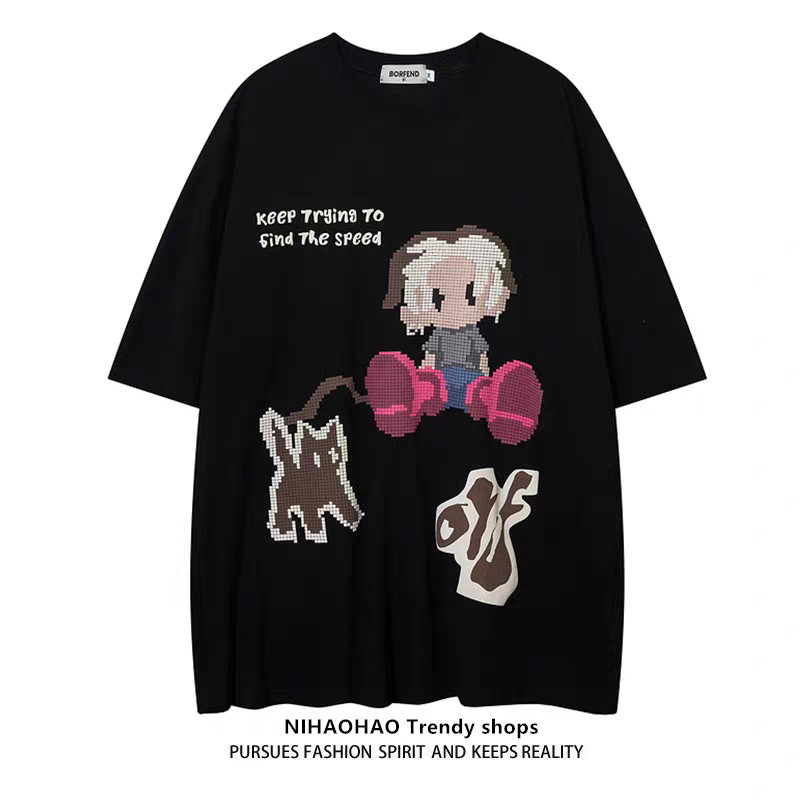 Camiseta Oversized Masculino Feminino Com Estampado Moda 2023
