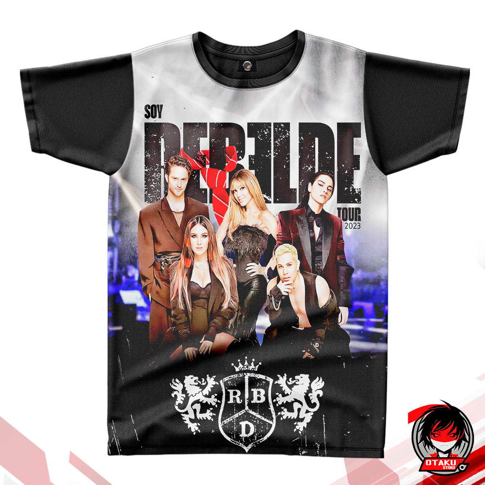 Camiseta RBD Soy Rebelde Tour 2023 Adulto Infantil Unissex Feminina Babylook