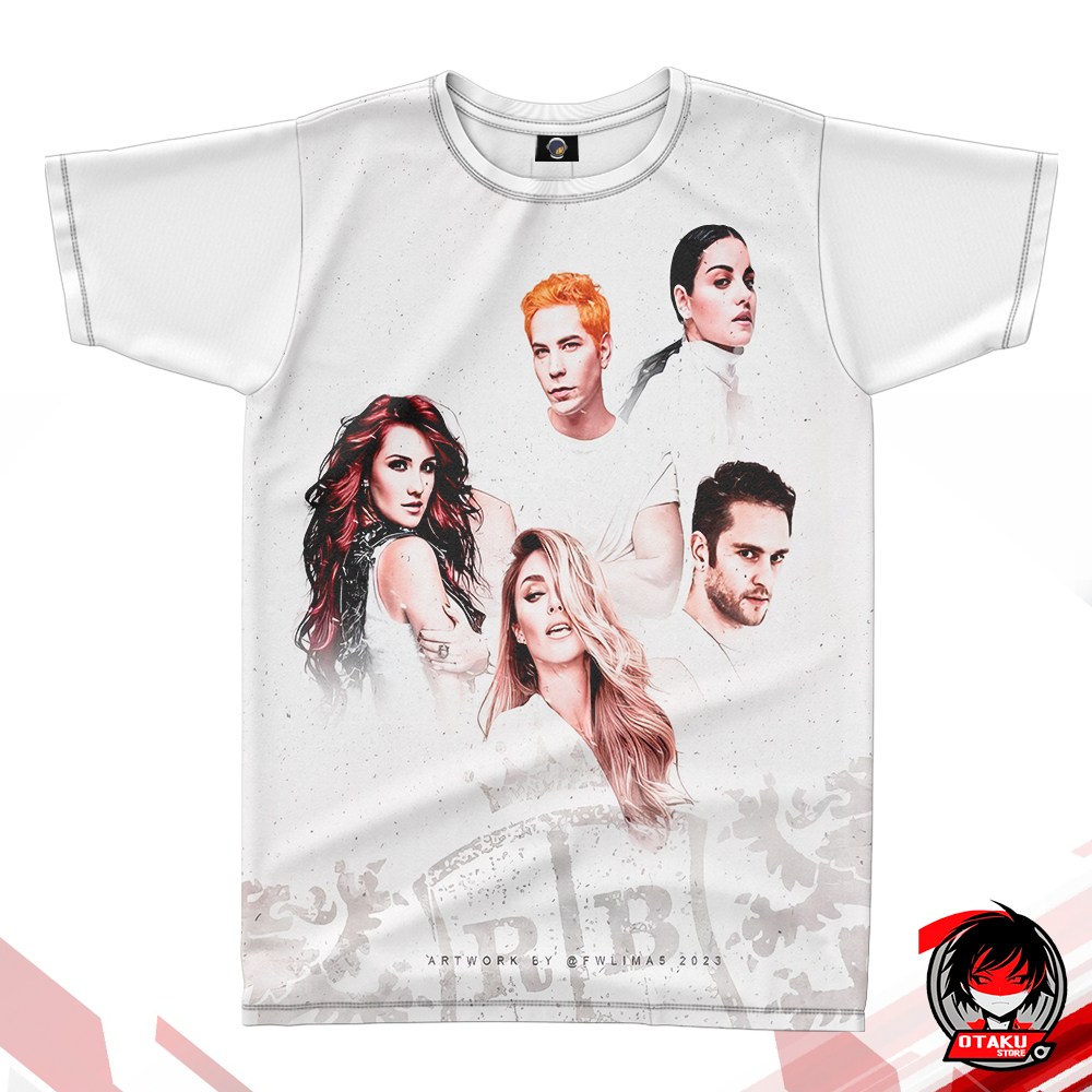 Camiseta RBD  Soy Rebelde Tour Brasil Generation 2023 Adulto Infantil Unissex Feminina Babylook