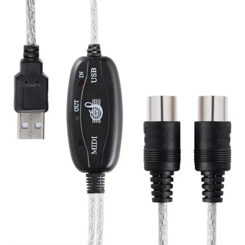 Cabo Midi Para Usb, Instrumentos Musicais Para Usb 2.0