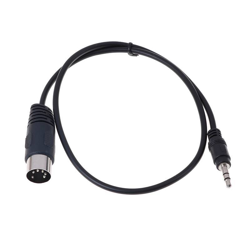 [RE] 1Pc 5 Pinos Din MIDI Macho Para 3.5mm Plugue Estéreo ja Cabo Adaptador De Áudio R