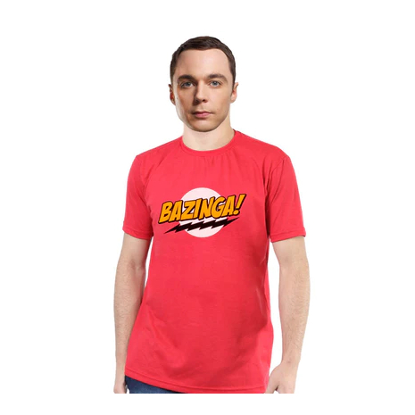 Camiseta Masculina Bazinga Sheldon Cooper Camisa 100% algodão