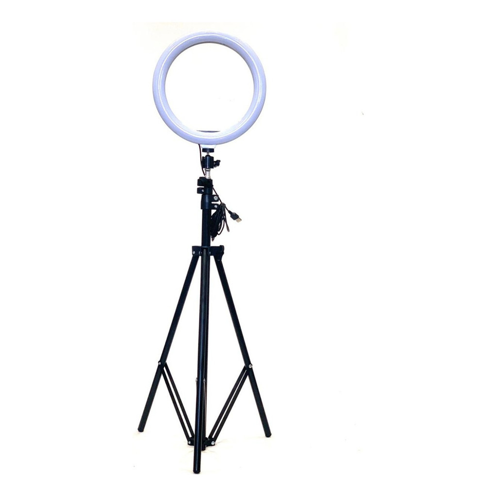 RING FILL LIGHT Luz Led Iluminador Para Fotos Em Cameras Celulares Bancada Feminina