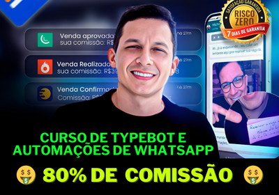 CURSO DE TYPEBOT [ADVANCED] + 100 FUNIS TEMPLATES  + AUL...