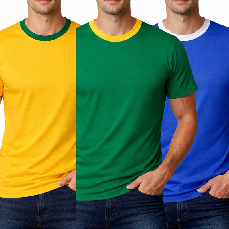 Camiseta Retrô  |  Masculina  |  Vintage | Estilo Clássico 90s | Conforto Premium | Brasil | Adulto e infantil | Brasil