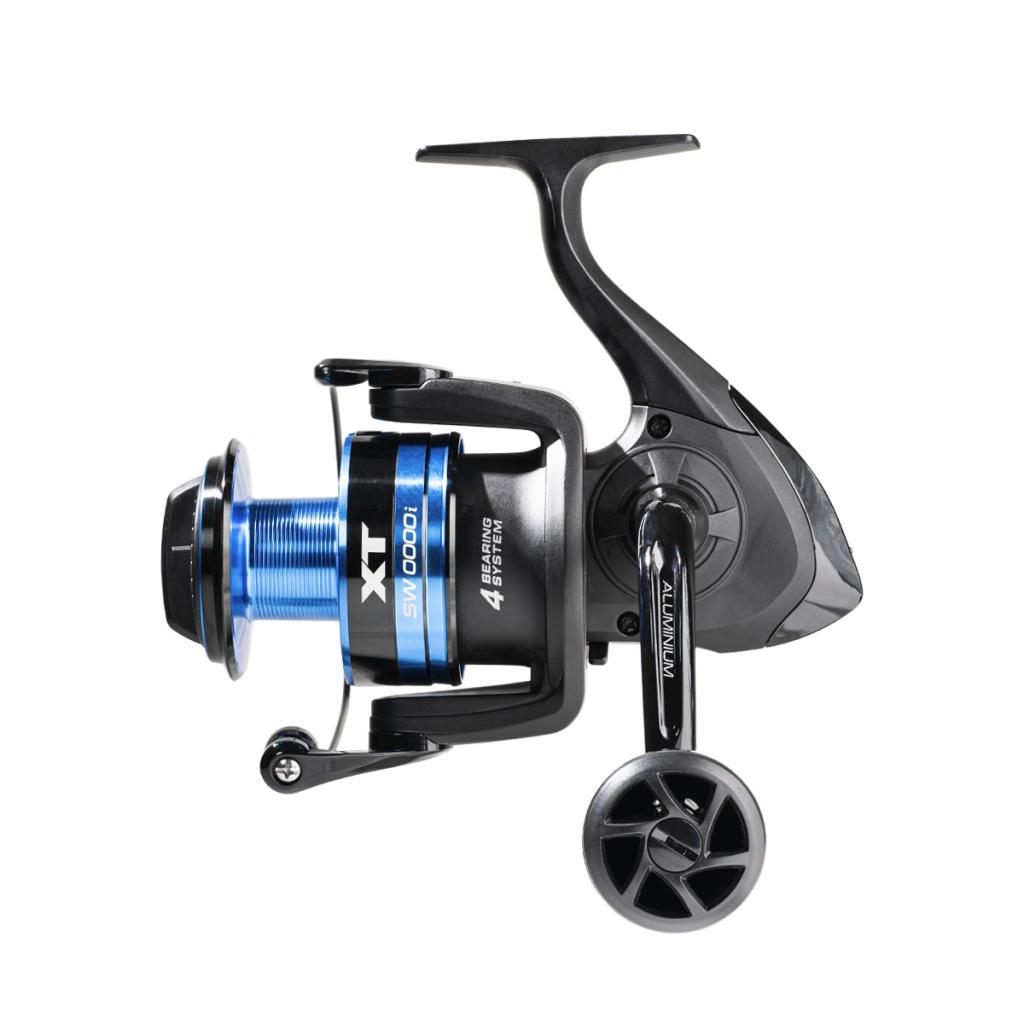 Molinete XT SW 2000i FD Marine Sport 4 Rolamentos 3+1 Ratio 4.6:1 Freio Máximo 6kg Recolhimento 4.1:1 349g Pesca