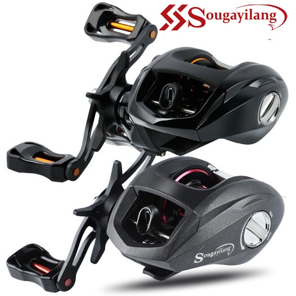 Sougayilang Carretilha de Pesca  Left Hand Right Hand 12+1 Ball Bearings 6.3:1 Gear Ratio Max Drag 6-8KG