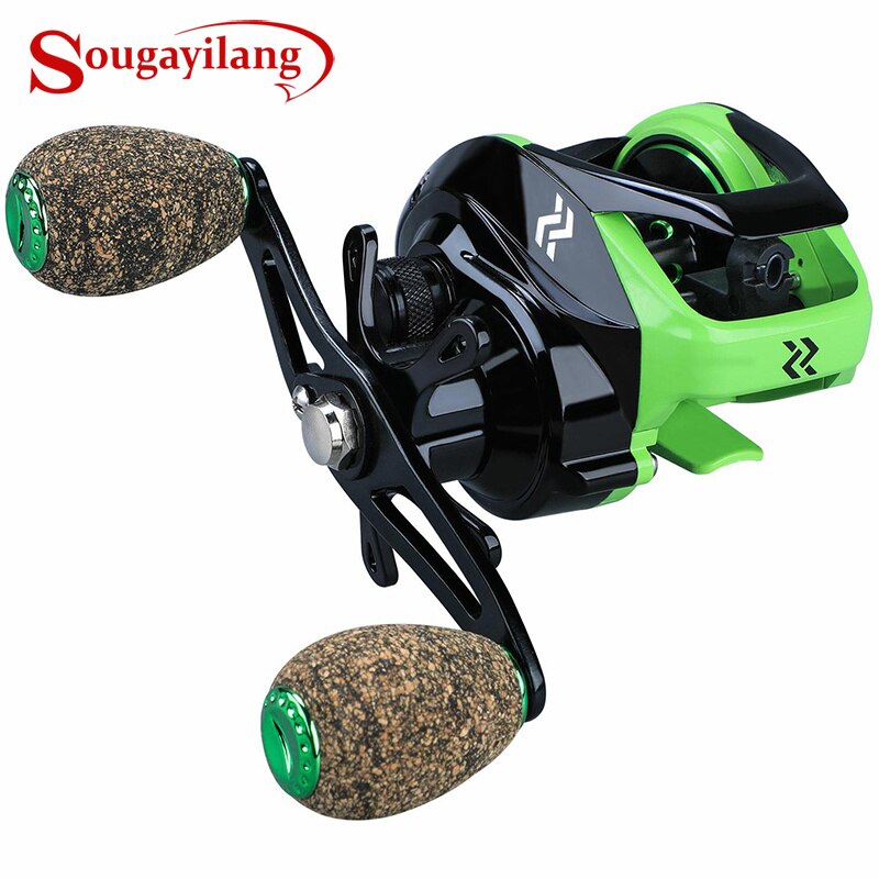 Carretilha de Pesca  Sougayilang 12+1 Ball Bearings 7.2:1 Gear Ratio CNC Handle Max Drag 10KG