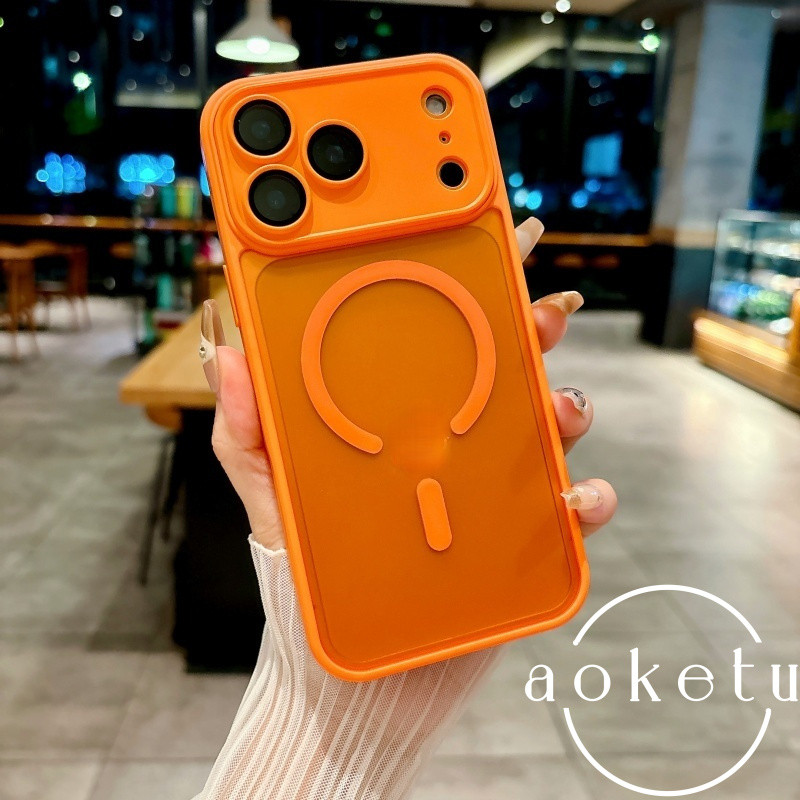 Filme De Lente Integrado Fosco high-end 17proMax Laranja Nova Capa De Telefone Apple 17air Protetora Para iPhone 17 Adeq