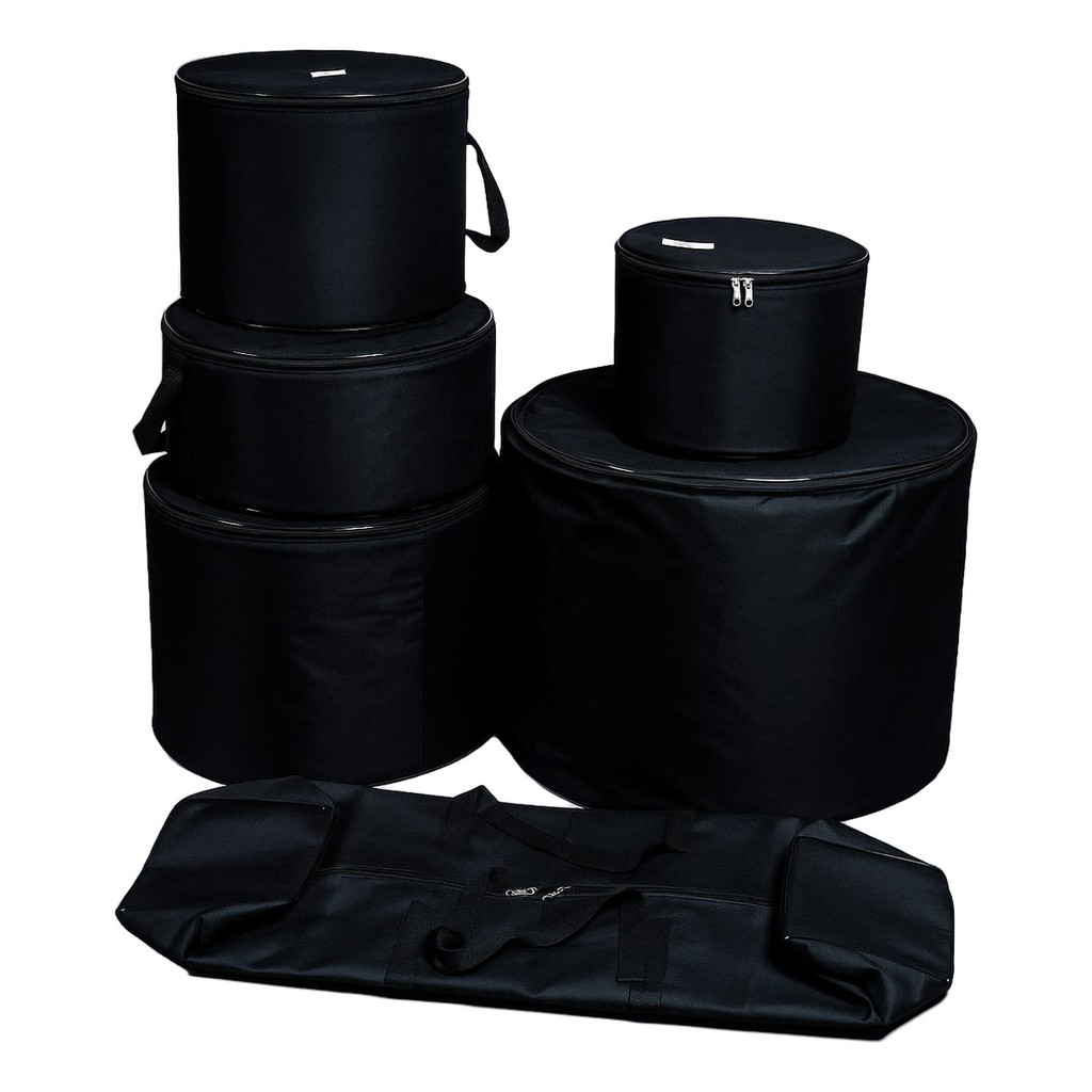 Kit Bag De Bateria Luxo Acolchoada 6 Peças Soundbags