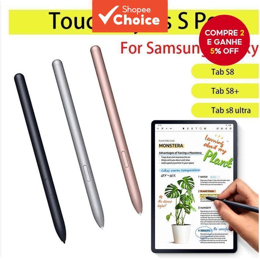Substituição da Caneta S6 Lite S Pen para Tablet Samsung Galaxy Tab S6 Lite SM-P610 Stylus Touch Pen S Pen sem