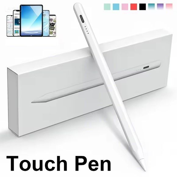 Caneta Stylus Com Sensor De Inclinação Recarregável Para Tablets Android , Desenho E Escrita De Alta Precisão , Rejeição