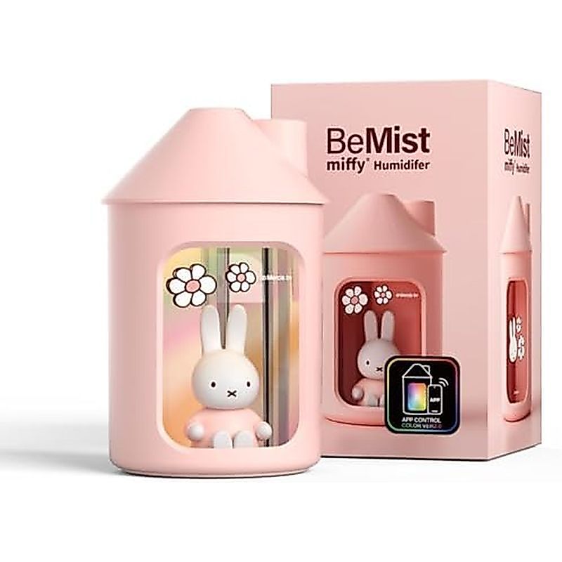 Umidificador Mipow X Miffy 2.0 , Luz Noturna LED RGB Com Controle De Aplicativo Inteligente , Ultrassônico De Névoa Fria