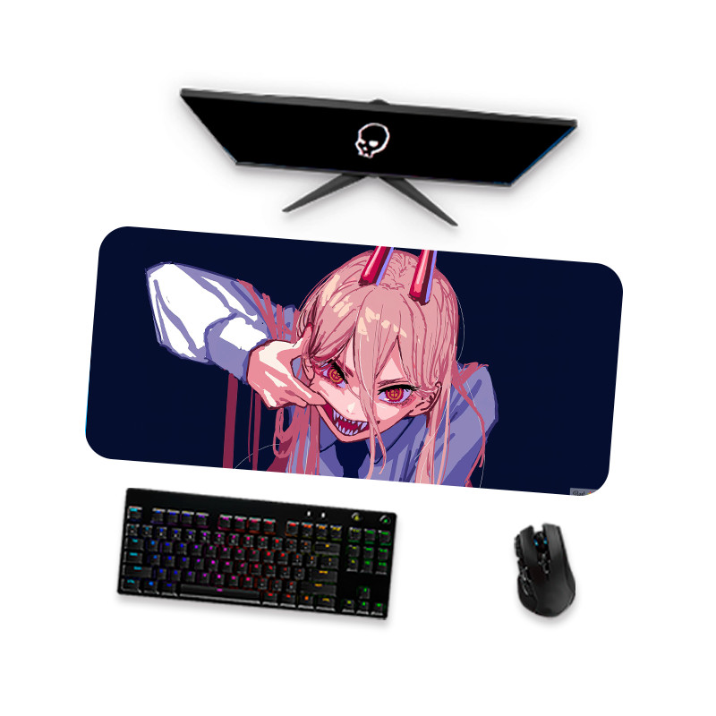 Mouse Pad Gamer Grande  CHAINSAW MAN POWER 1  90x40 80x40 60x40 70x30 45x40