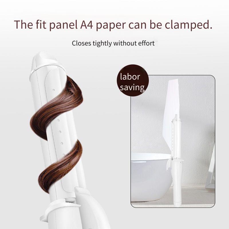 High-End multifuncional cabelo encaracolado alisamento dois-em-um curling ferro onda grande grande curling clipe reto