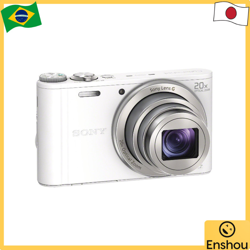 [USED]Do Japão [USADO]SONY Digital Camera Cyber-shot WX300 21.1 Megapixels 20x Optical Zoom White DSC-WX300(W)