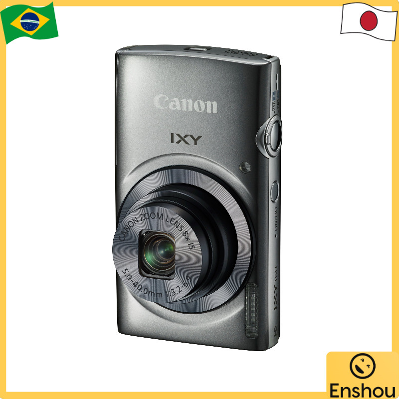 Do Jopão [USED] Câmera digital Canon IXY160 Prata Óptica 8x Zoom IXY160 (SL)