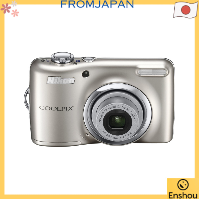 [USED]Do Japão [Usado] Câmera Digital Nikon COOLPIX L23 Silver L23SL 10 Megapixels Grande Angular 28mm Óptico 5x Zoom LCD De 2.7 Polegadas