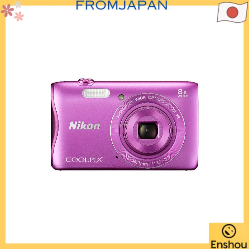 [USED]Do Japão [Usado] Câmera digital Nikon COOLPIX S3700 rosa , zoom óptico de 8x , 20.05 megapixels , S3700PK