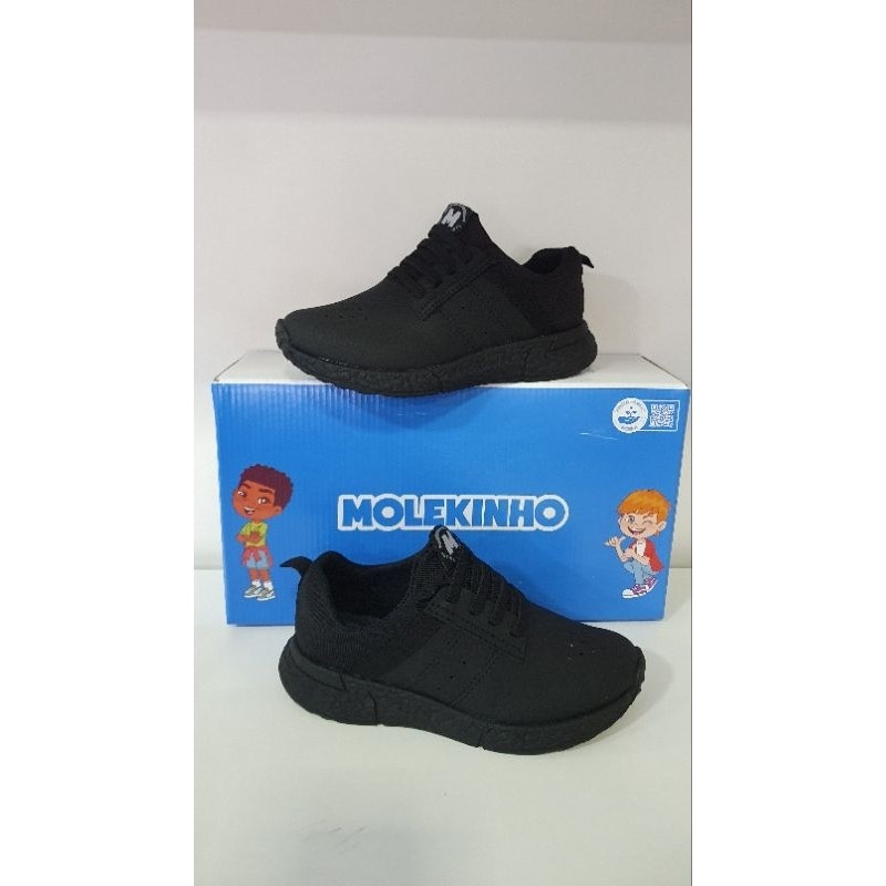 Tênis Infantil Molekinho Menino 2831213 Casual Confortável Leve com Velcro Solado Antiderrapante Original Escolar