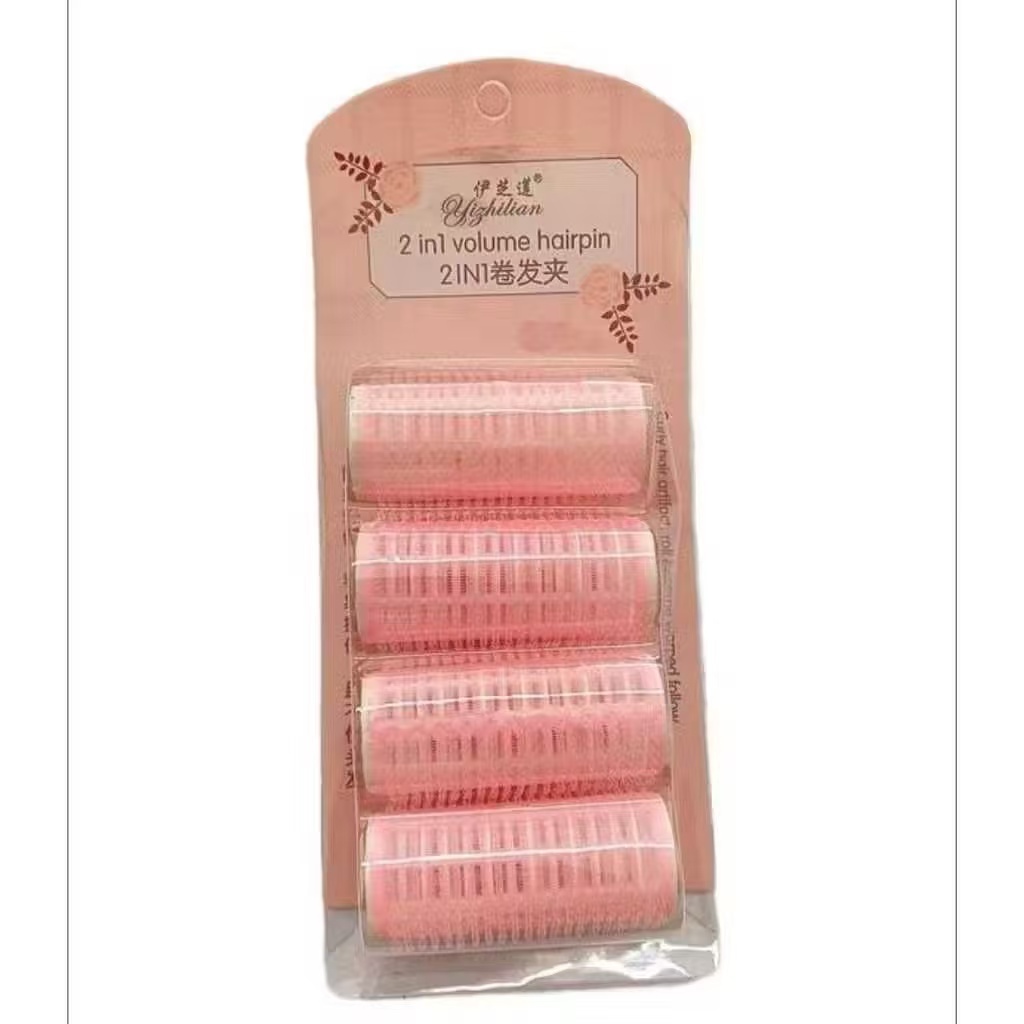 Kit com 4 Bobs de Velcro para Cabelo  – Modeladores DIY