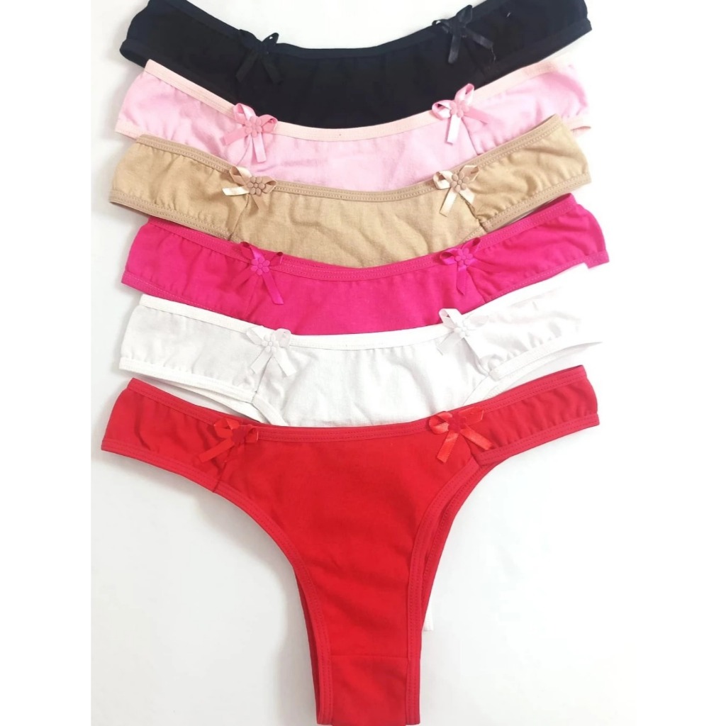 Kit 2 Calcinhas Soft Cotton Premium – Conforto Absoluto 100% Algodão