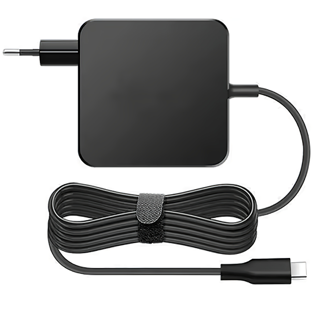 Fonte Carregador Notebook USB-C 45W Compatível com iPad iPhone 15 16 17 Chromebook Tablet Smartphone