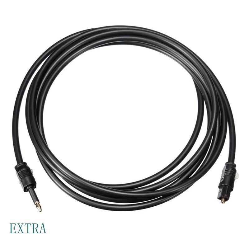 EXT Digital Toslink Para SPDIF 3 5 Mm Banhado A Ouro 1 5 2 5m