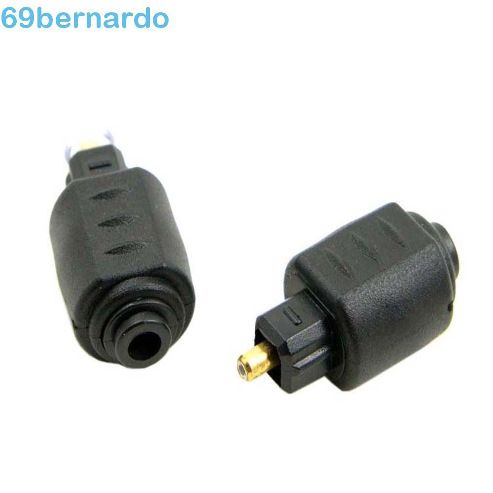 BERNARDO Adaptador De Fibra Óptica 3.5mm Para Toslink Plug Amplificador Óptico Conversor