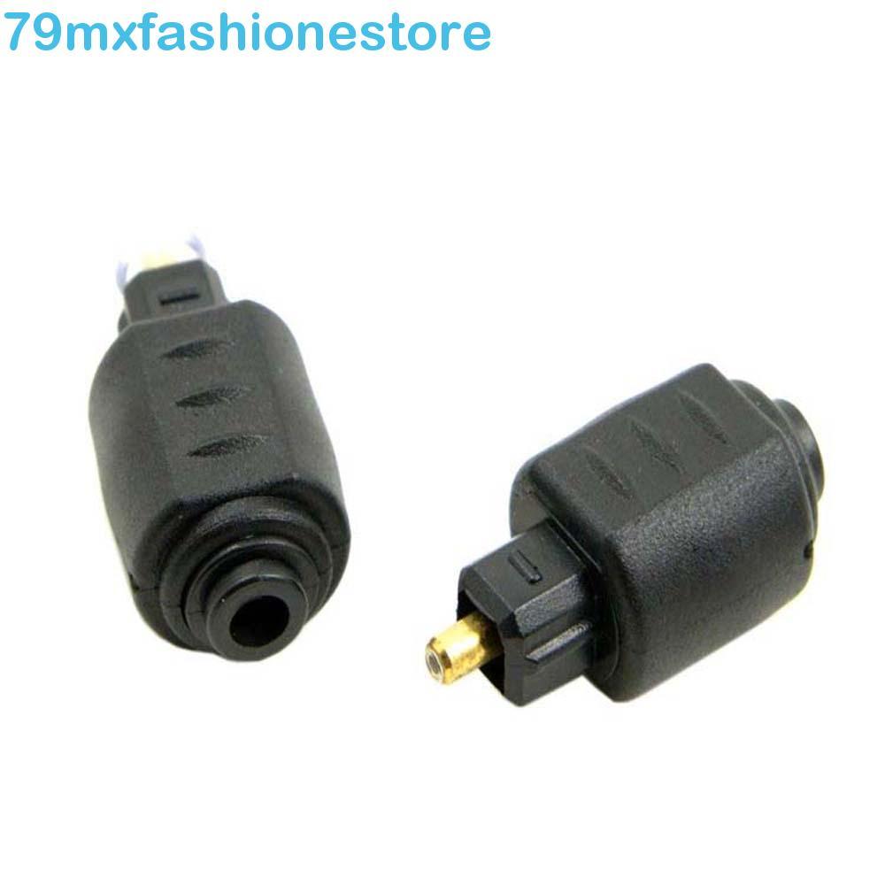 Adaptador De Fibra Óptica MXFASHIONESB 3.5 Mm Para Plugue Toslink Jack Amplificador Óptico Conversor De