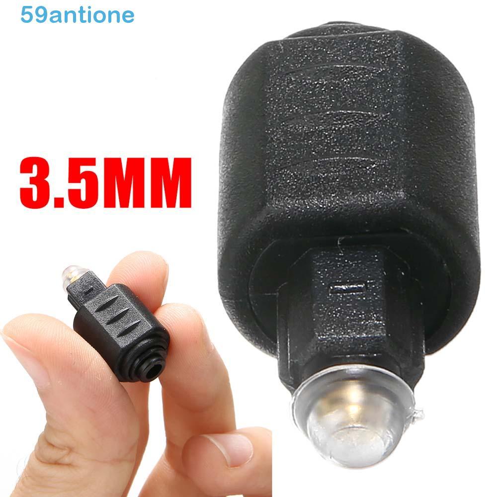 Adaptador De Cabo Óptico Digital 3.5mm Para Toslink Plug Fêmea Macho Amplificador Conversor