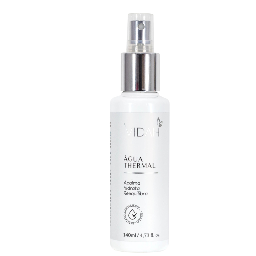 Spray de Água Thermal Facial VIDAH Hidratante Refrescante e Calmante 140ml