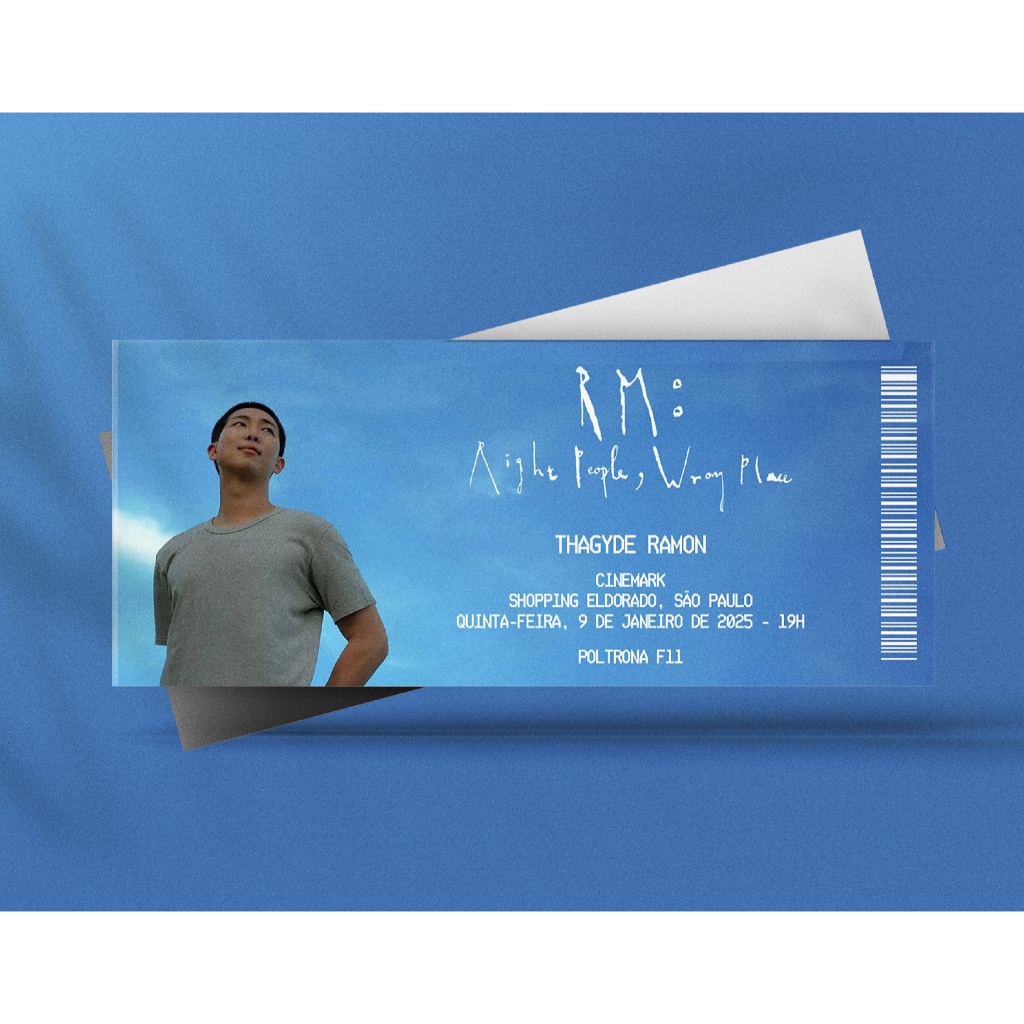 Ingresso Holográfico Personalizado RM: Right People, Wrong Place