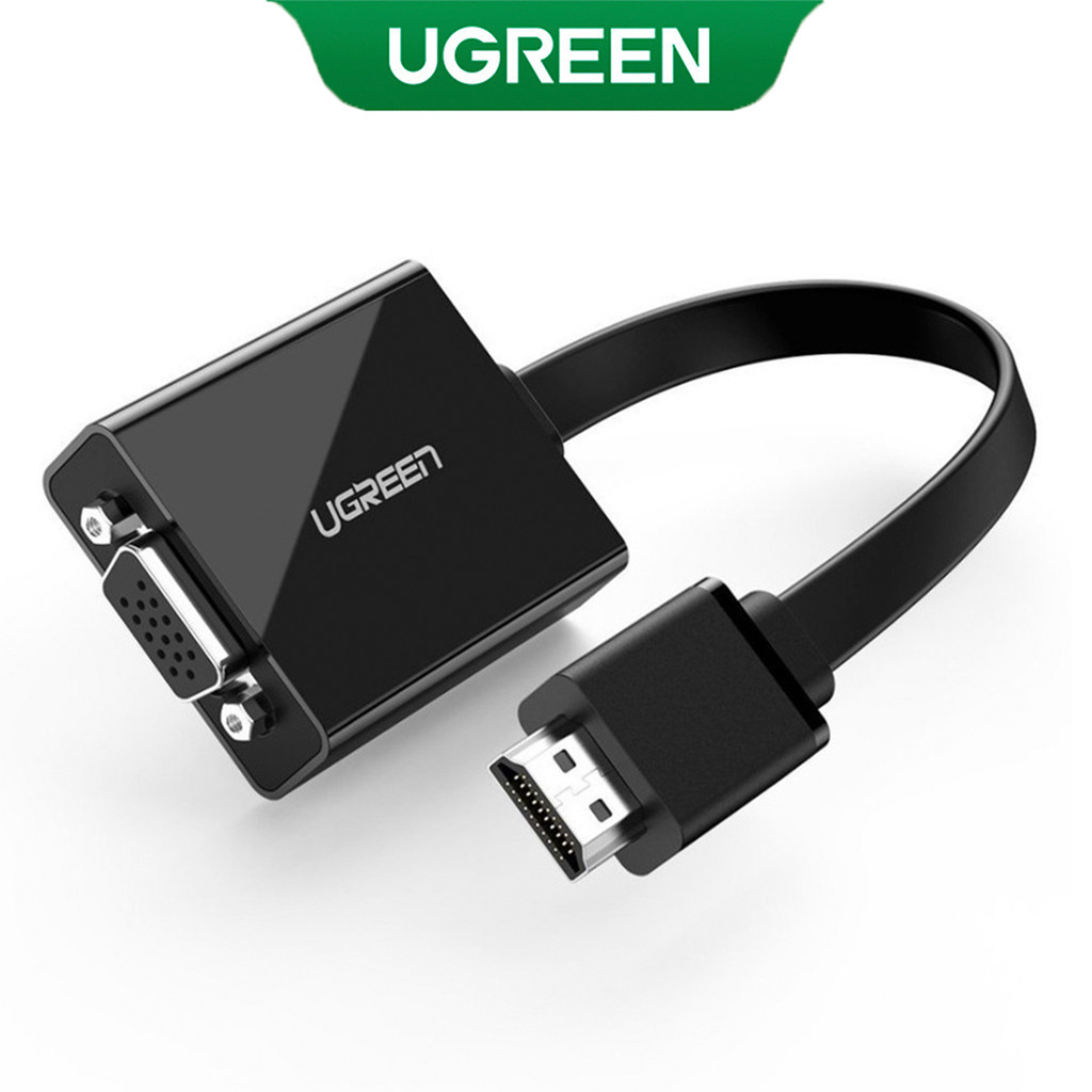 UGREEN Adaptador Hdmi para VGA 1080p 60Hz Preto