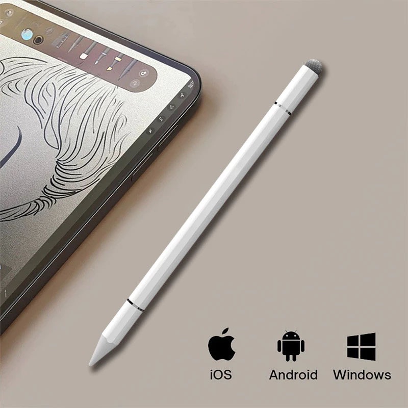 Caneta Touch Capacitiva Tela Stylus 3in1 Universal Magnética